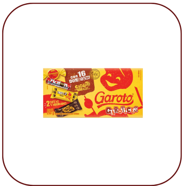 Caixa De Bombom Garoto 250g - Primitive Butchers