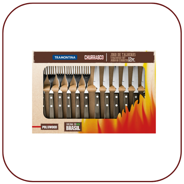 Jogo De Talheres TRAMONTINA CHURRASCO 12 PC