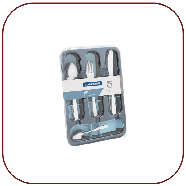 Jogo de Talheres Inox TRAMONTINA - 25pc