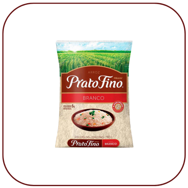 Arroz Branco PRATO FINO 1kg