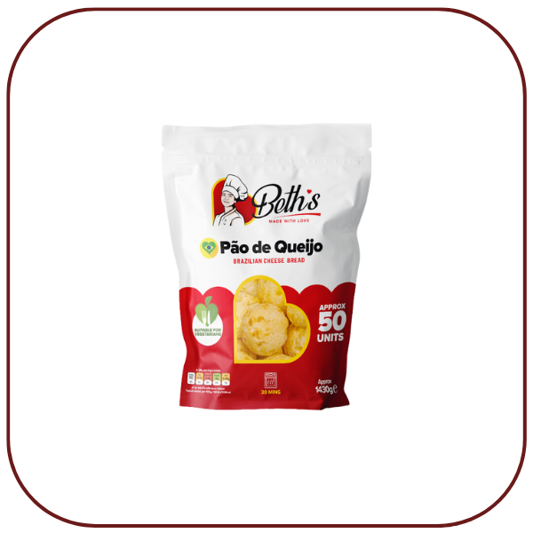 Pão  de Queijo BETHS-  1.450Kg /  50 un