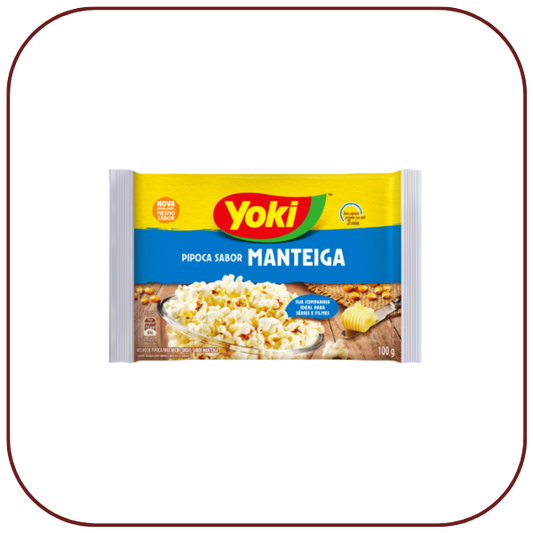 Pipoca Sabor Manteiga para Microondas YOKI 100g - Primitive Butchers