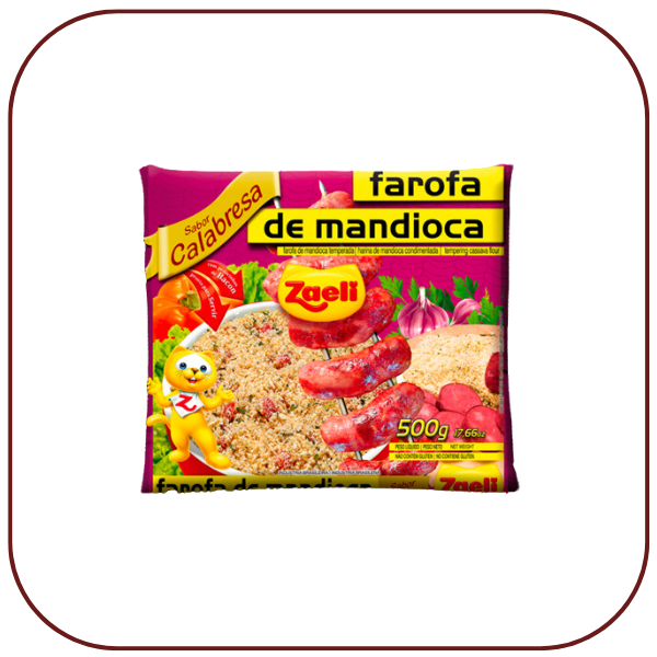 Farofa de Mandioca Calabresa ZAELI 500g - Primitive Butchers