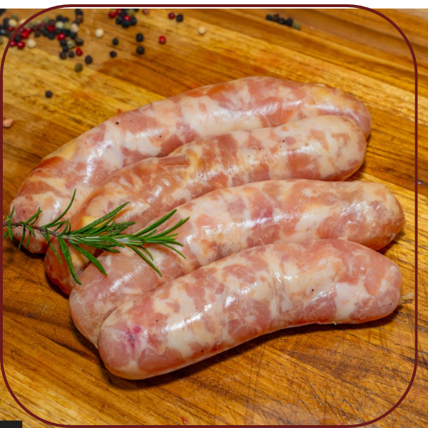 Linguica de Frango, Bacon e Queijo (Por Kg)